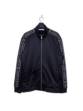 Givenchy 4G Logo Tape Track Jacket Black XL